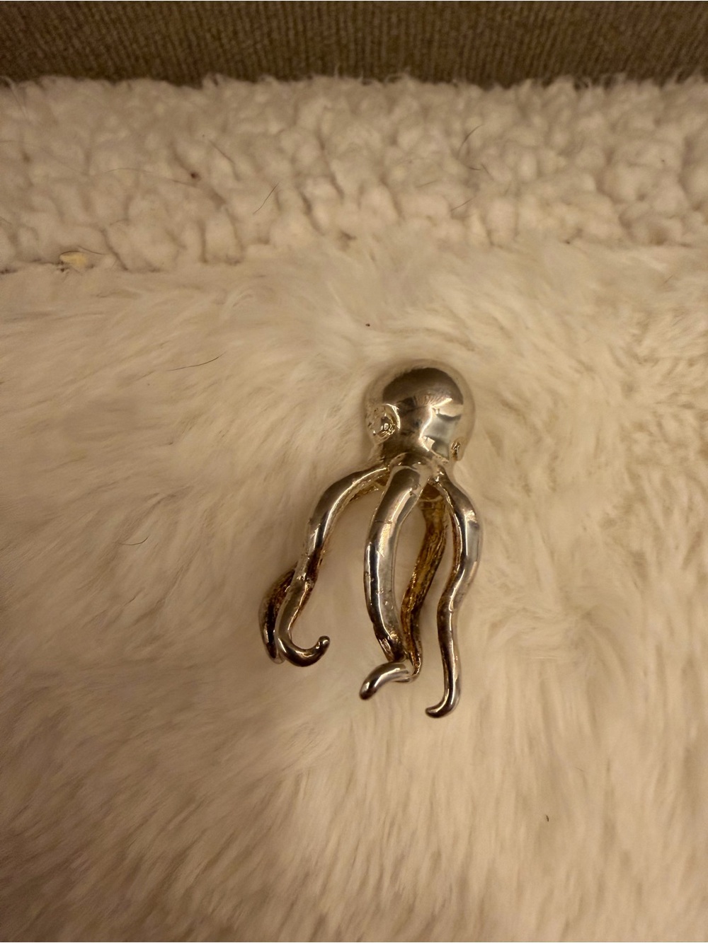 .925 silver octopus pendant